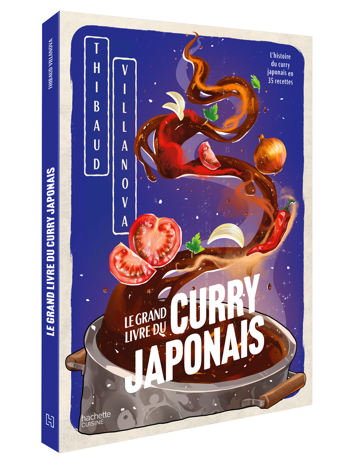 Couverture du Grand Livre du Curry Japonais — Thibaud Villanova, Hachette Pratique, mai 2026